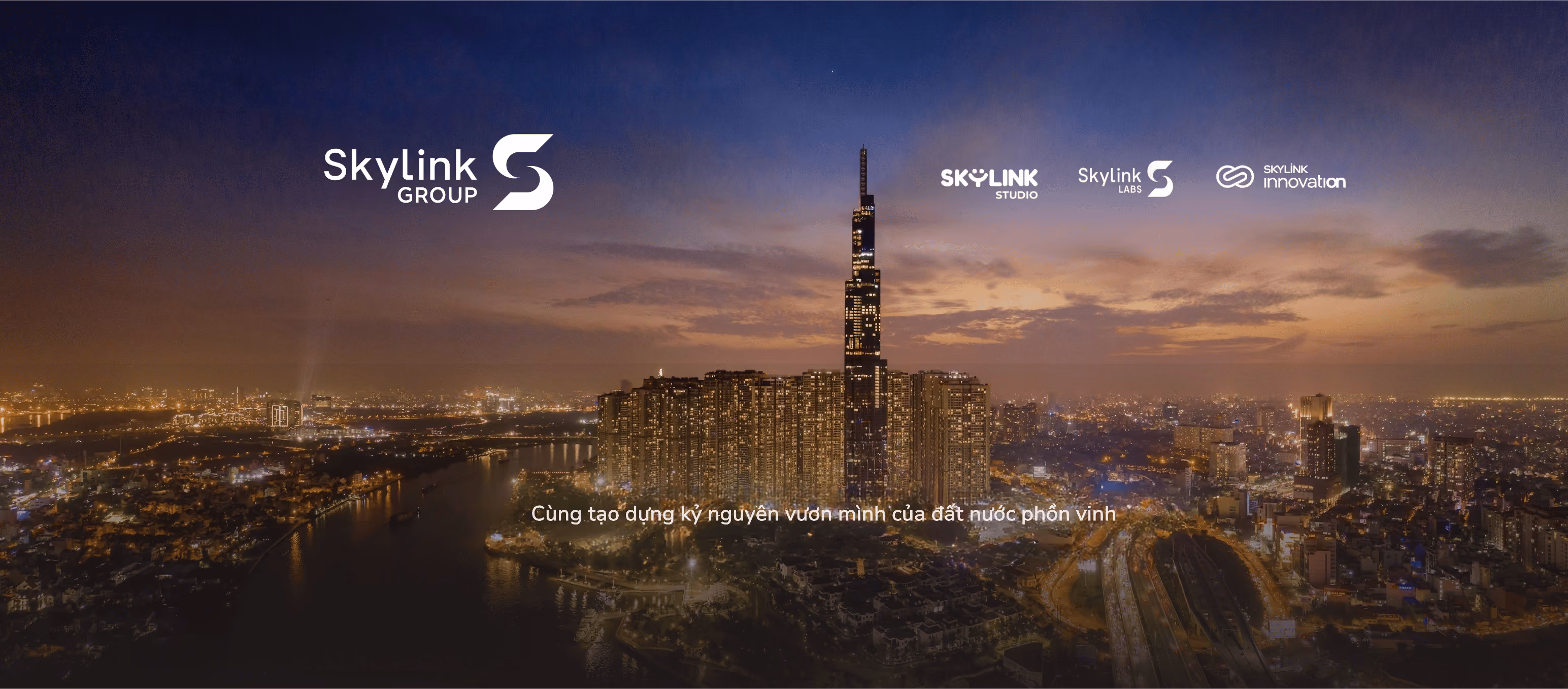 Giao diện dự án Skylink Group