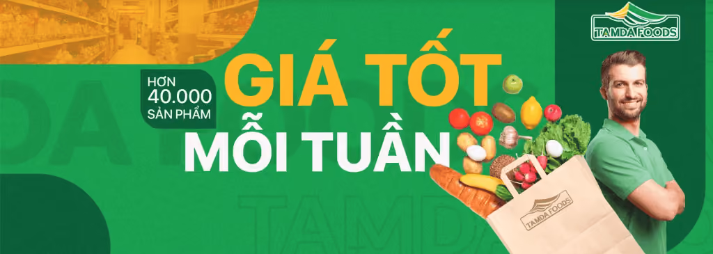 Giao diện dự án Tamda Foods